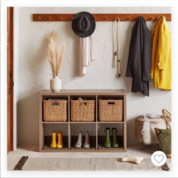 Target Threshold Handcrafted Maize Woven Decorative Square Storage Basket Bin - Picture 14 of 15